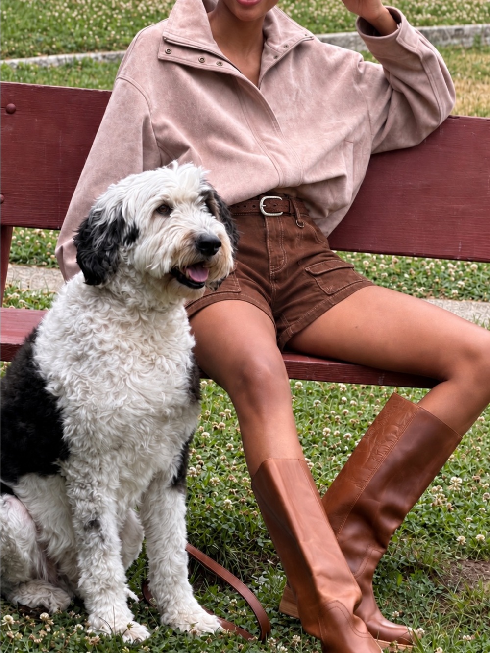 Wild Fable Rustic Brown High-Rise Utility Shorts